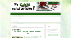 Desktop Screenshot of christianauthorsnetwork.com